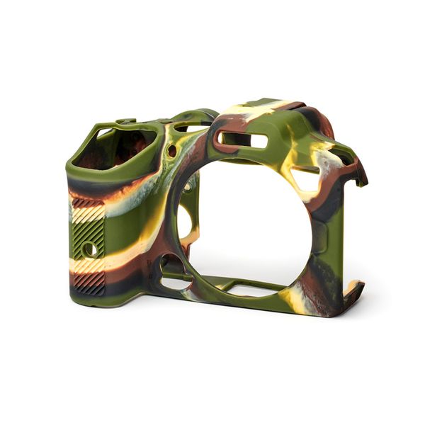 easyCover PRO Silicon Camera Case for Mirrorless Canon R7 Camouflage-ECCR7C