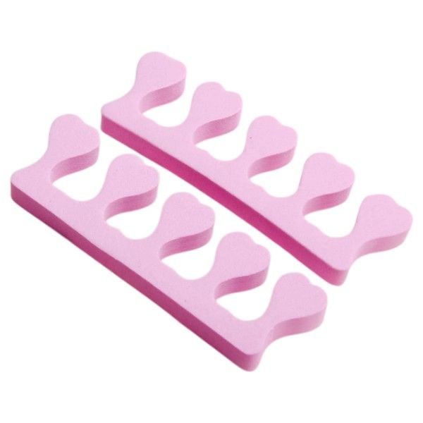 2 Piece - Sponge Toe Separators With Multipurpose Use - Girly Pink