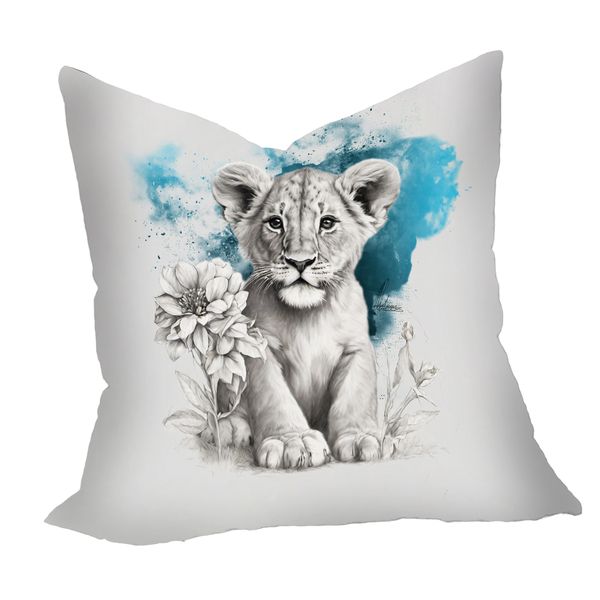 Blue Lion Cub Luxury Scatter By Nathan Pieterse image