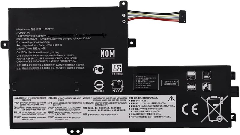 Battery Compatible with Lenovo IdeaPad S340-14IW Laptop seies (L18C3PF7)