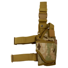 Universal Thigh Holster Leg Gun Holster with Mag Pouch - Green Camo ...