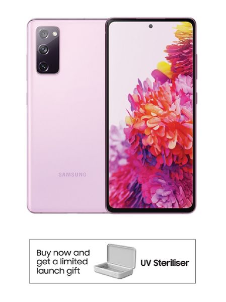 Samsung Galaxy S20FE 128GB Dual Sim - Cloud Lavender + UV Sanitizer Bundle