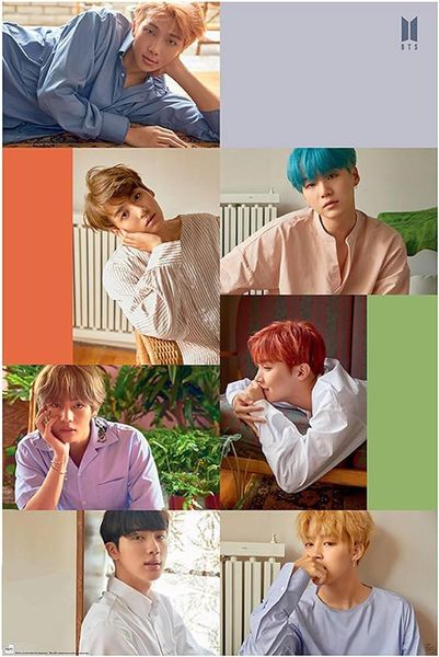 BTS (Bangtan Boys Collage) Poster