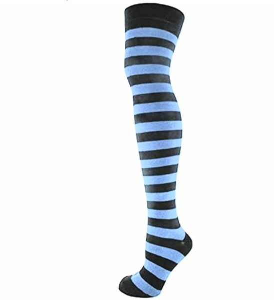 Women/Girls Over the Knee Striped Socks (size 6 foot ) | Buy Online in ...