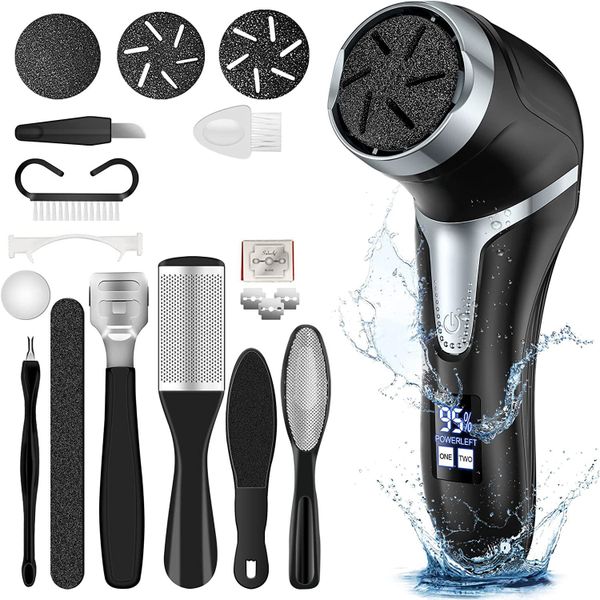 Home Use Dead Skin Remover Electric Foot Filer with LCD Display