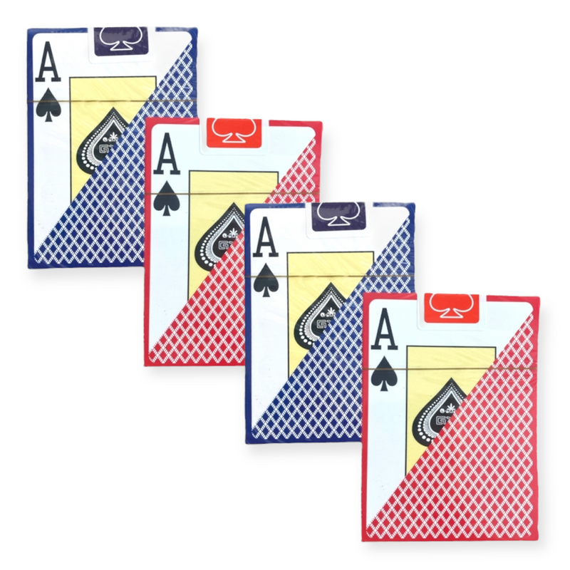 100% Plastic PVC Playing Cards - 4 Pack | Shop Today. Get it Tomorrow ...