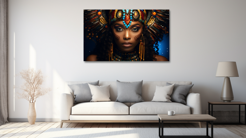 Canvas Wall Art - Mystical Melody African Abstract - HD0575
