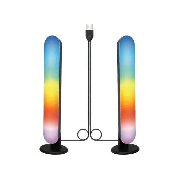 2 Piece LED Strip Lights With Remote Control