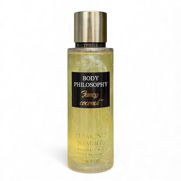 Body Philosophy Fancy Coconut Diamond Shimmer Frangrance Body Mist Spray