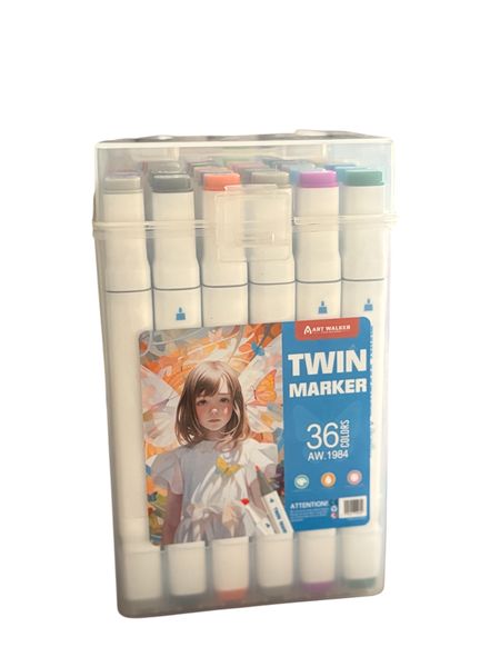 Twin Marker Set - 36 Dual-Tip Alcohol Markers