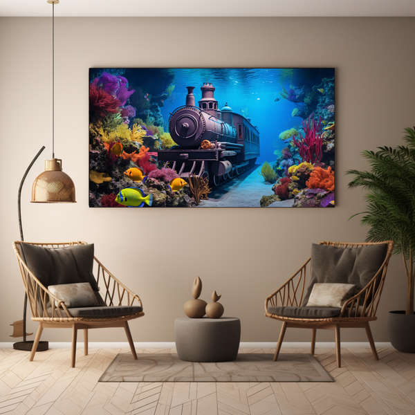 Canvas Wall Art - Underwater Adventure - BK0061