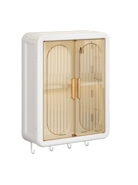 Wall-mounted Magnetic Dustproof Storage Cabinet For Kitchen and Bathroom