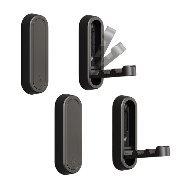 4 Pack Folding Coat Hooks Folding Wall Hooks Heavy Duty Wall Hooks