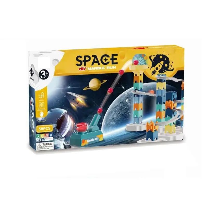 DIY Space Building Blocks Marble Race Track Shop Today. Get it Tomorrow!