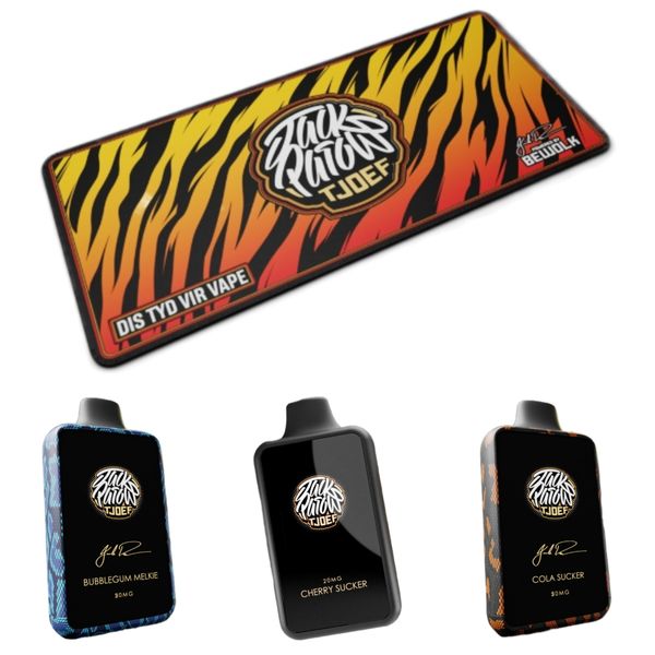 Jack Parow Tjoef MMF Dispo Vape 10k Puffs 20MG - MMF Combo (Pack of 4)