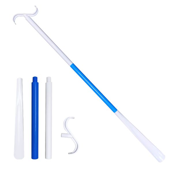 Dressing Aid Stick Shoe Horn - Blue