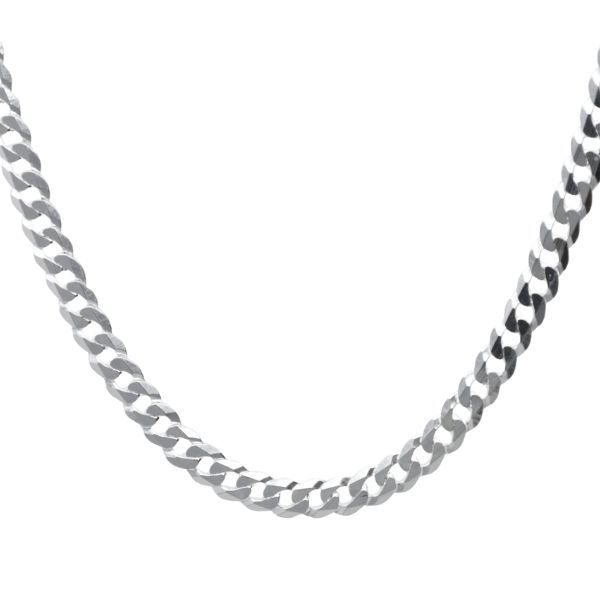 925 Sterling Silver Curb Necklace