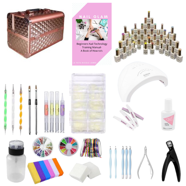 Professional Comprehensive Gel Nail Kit with 24 Gel Polish &amp; User Manual