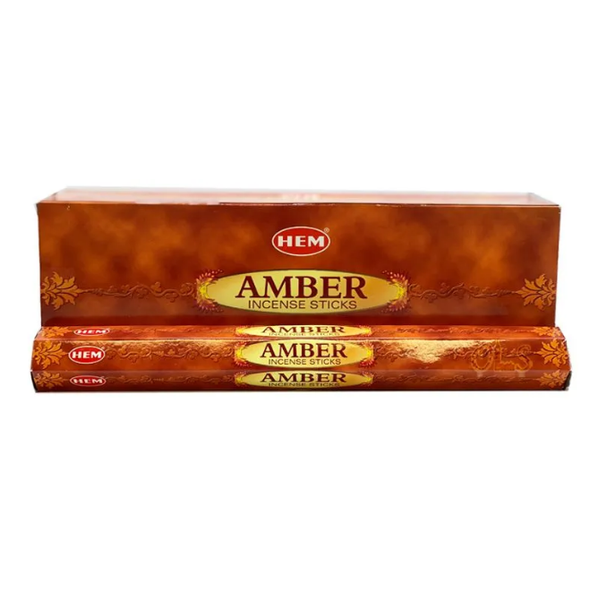 Hem Incense Sticks - Amber Rose - 6's