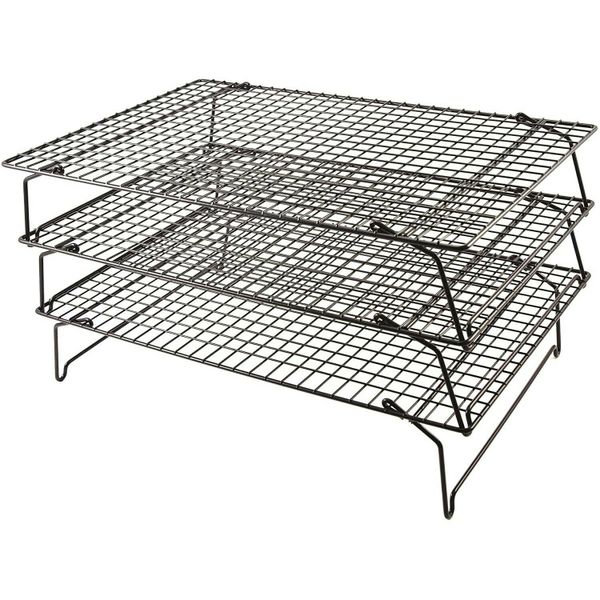 3-Tier Non-Stick Baking Cooling Rack (Thick Wire)