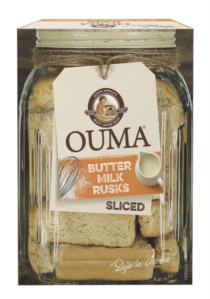 Ouma Buttermilk Sliced Rusks 450g