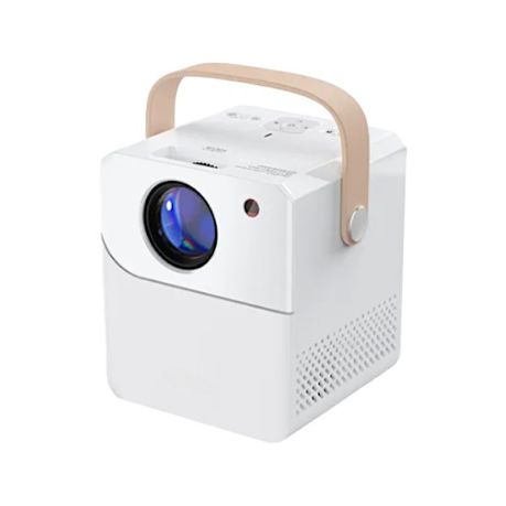 5G Dual-Band Ultra HD Projector With Screen Mirroring - White Image