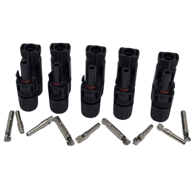 MC4 SiRCONY Solar Cable Connectors (5 PAIRS)