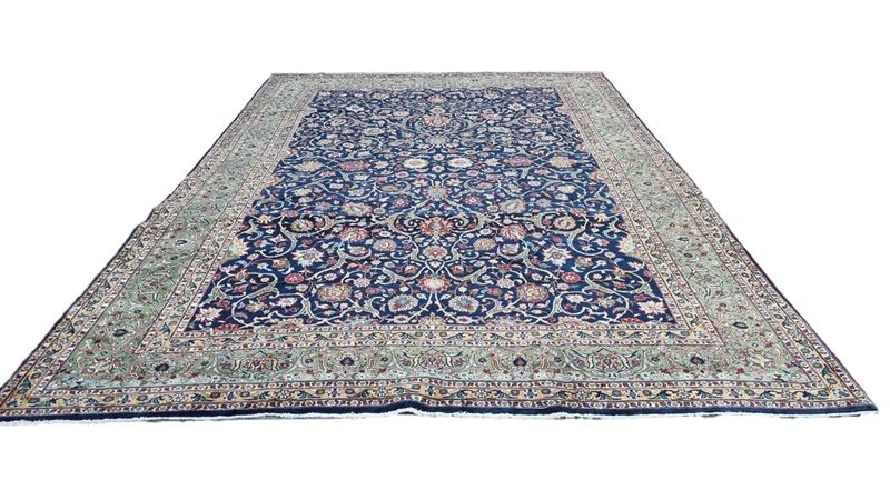Very Fine Persian Qum Carpet 450cm x 295cm Hand Knotted