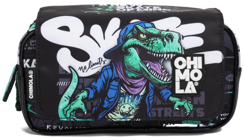 Chimola Dinosaur Kids School Pencil Bag