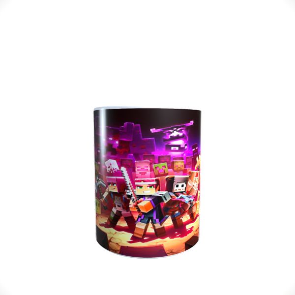 Minecraft - Villains and Heroes Background - Coffee Mug