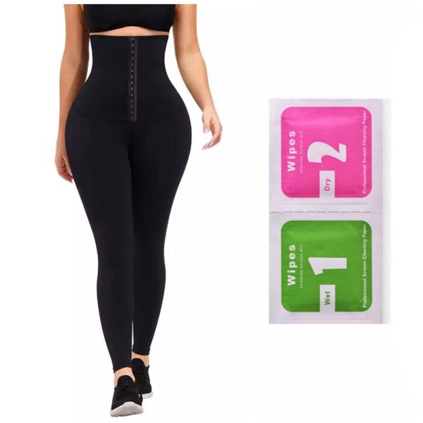Bundle - Tummy Snatch High Waist Leggings with HOOKS- Wardrobenthings
