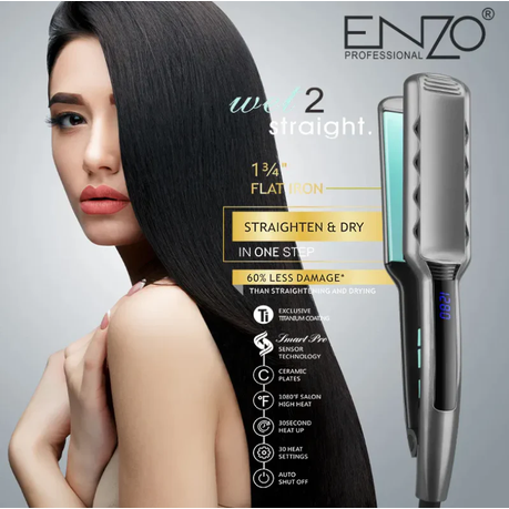 Enzo Wet 2 Straight Flat Iron with Styling System Daily Sale Shop