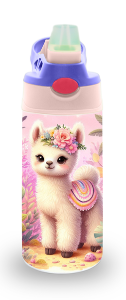 Girly Safari Animals Design 22 12oz Double walled Stainless Steel Bottle