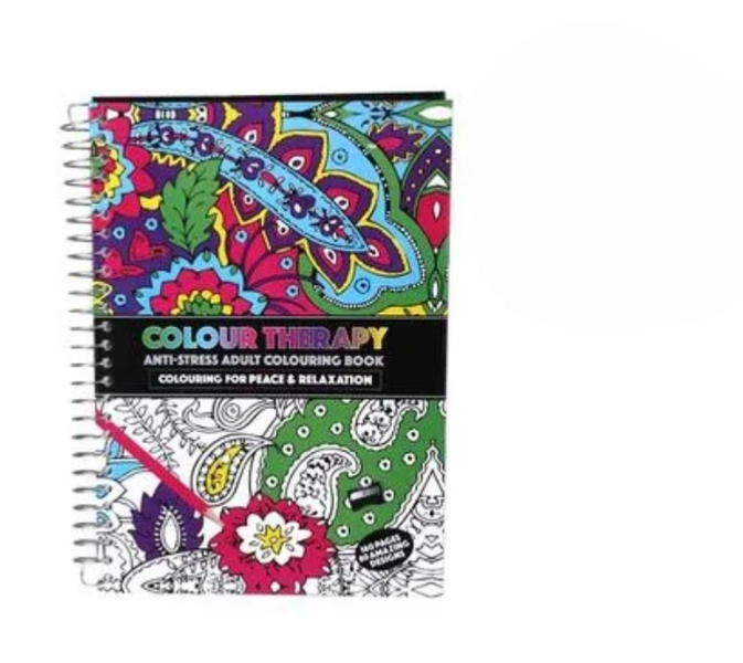 Serenity Sketches: A5 Colouring Therapy, 80 Pages for Relaxation