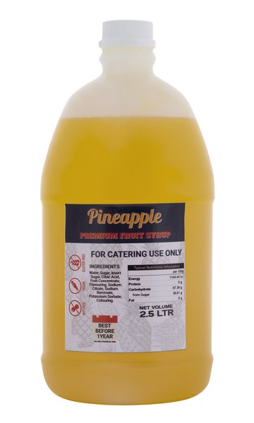BTSO - Pineapple Fruit Syrup - 2.5L