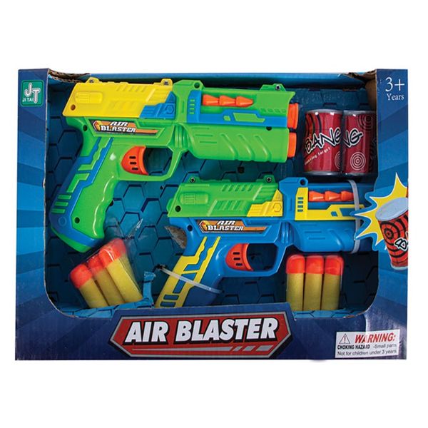 Foam Dart Guns - 2 Piece with Targets &amp; Foam Darts