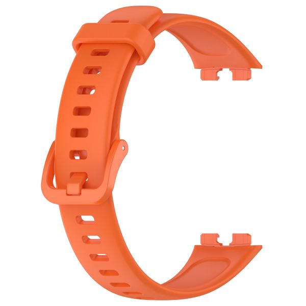 Silicone Strap Compatible with Huawei Band 8/9/10 - Orange