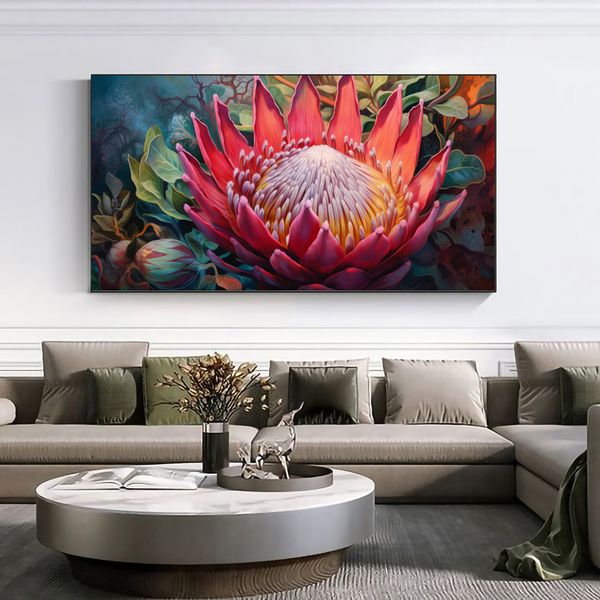 Canvas Wall Art - Protea paradise Flower - 0310