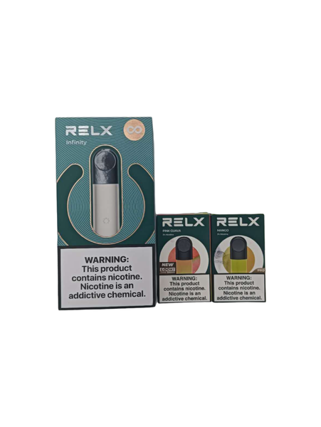 RELX Infinity Silver Kit with 2 Pods - 700mA
