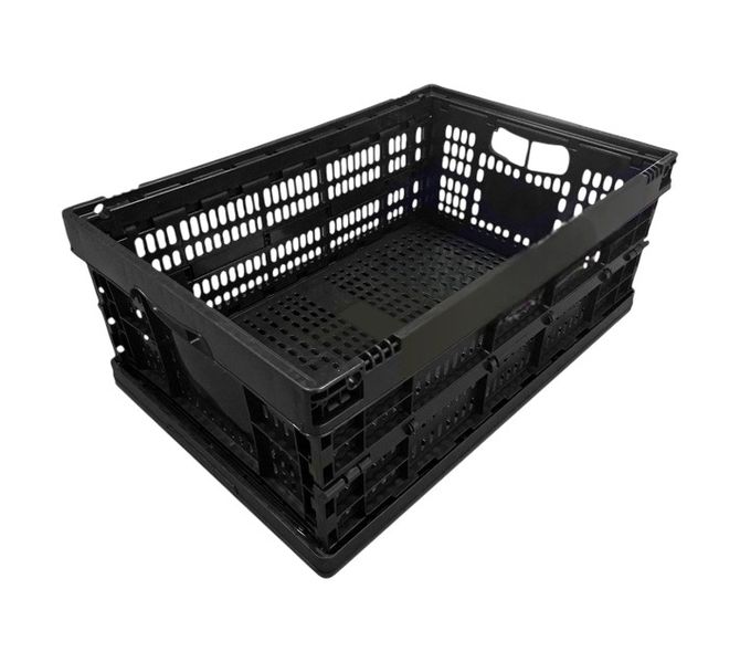 Collapsible Storage Crate Black - Set of 3