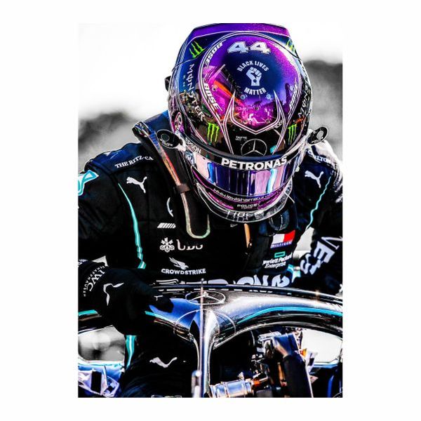 Lewis Hamilton Mercedes Driver - A1 Poster