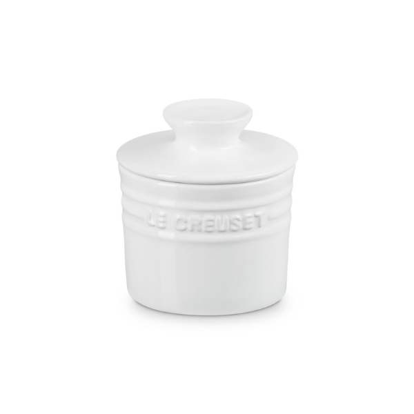 Le Creuset Butter Crock - White