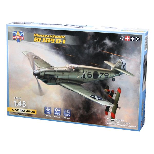 Modelsvit 4806 1/48 Messershmitt Bf109 D-1