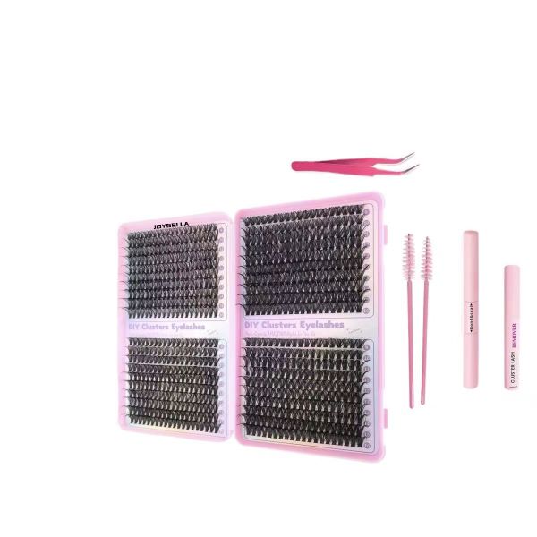 800 Pieces Eyelash Tufting Set 10-16mm Natural Lengthening