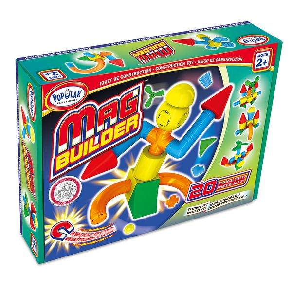 Popular Playthings Mag Builders: 20 Pieces