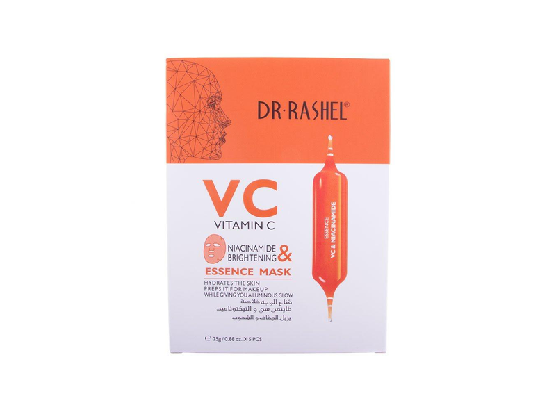 Dr Rashel Vitamin C &amp; Brightening Essence Mask 5 Pieces