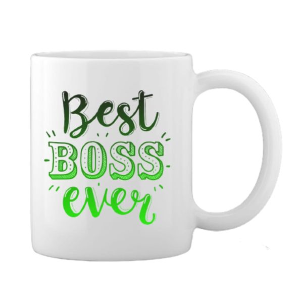 Best Boss Ever Personalized Coffee Mug Women's Man's Gift Birthday Gift