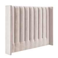 She Made Me -Vurhongo Velvet Paneled Tufted Headboard-Sand Beige