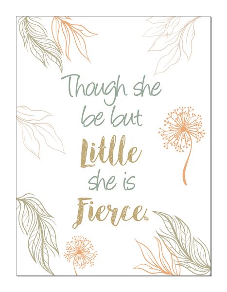 Wall Art: The Fierce Boho Girl Printed Poster