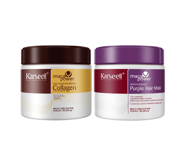 Karseell Maca Power Combo - Collagen &amp; Purple Hair Mask